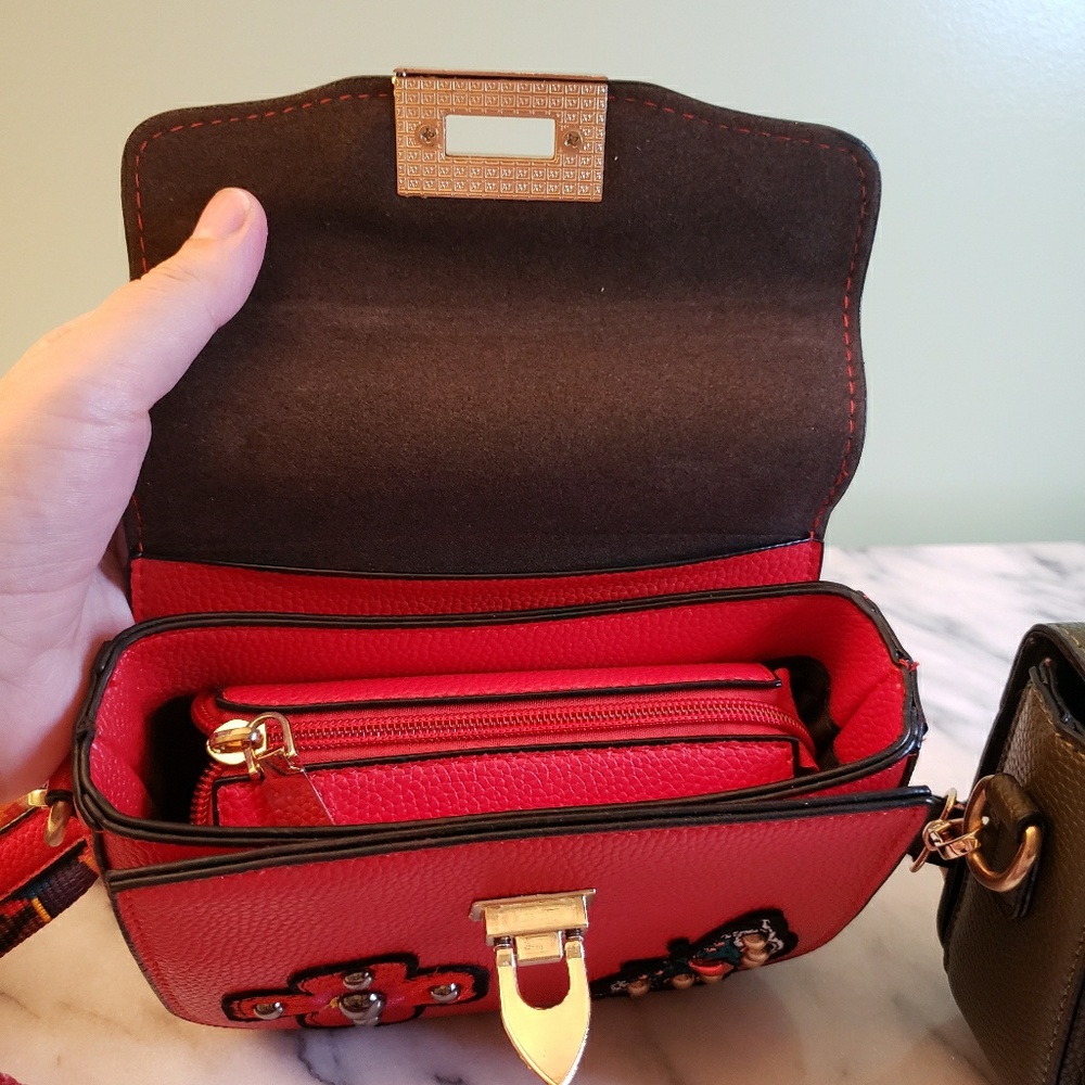 Retro mini bag with Colorful Strap🌹 - Picture 2 of 8